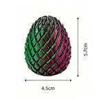 3D Printing Dragon Egg Stress Relief Model, Deformable Twist Egg, Creative Stress-Relief Gadget Desk Ornament