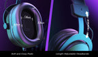 FIFINE Headset,3.5 mm Jack & USB Headphone with 7.1 Surround Sound/Volum Control/Mute Switch for PC / MAC / PS4 / PS5 Mixer-H9