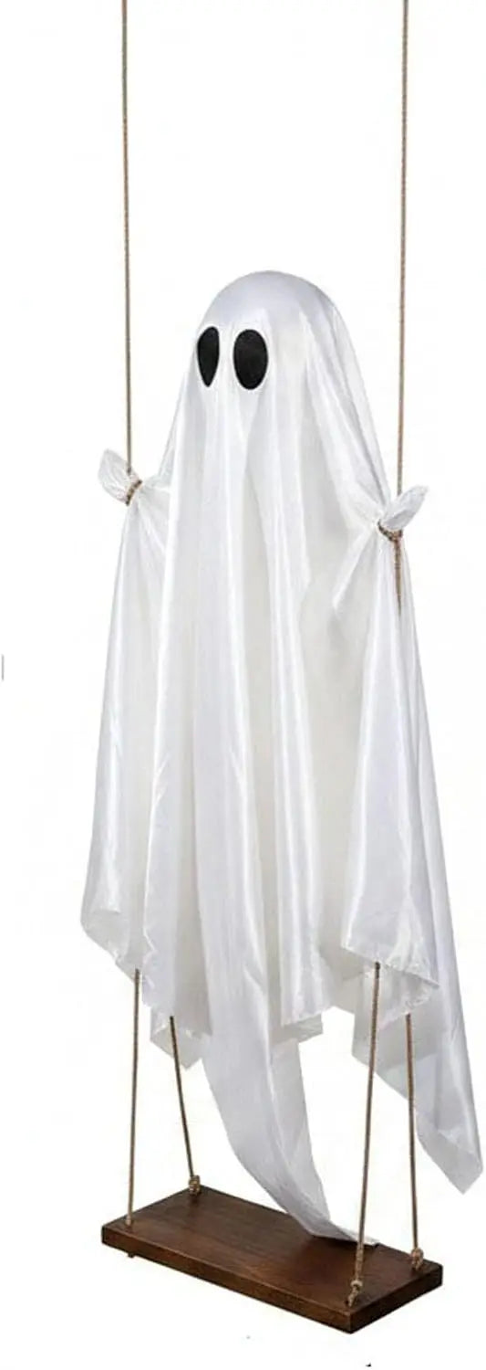 Swinging Ghost Outdoor Decoration,  Halloween Swinging Ghost Yard  Swing Ghost