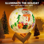 JOYFY DIY Moon Night Light toys Paint 3D Chirstmas