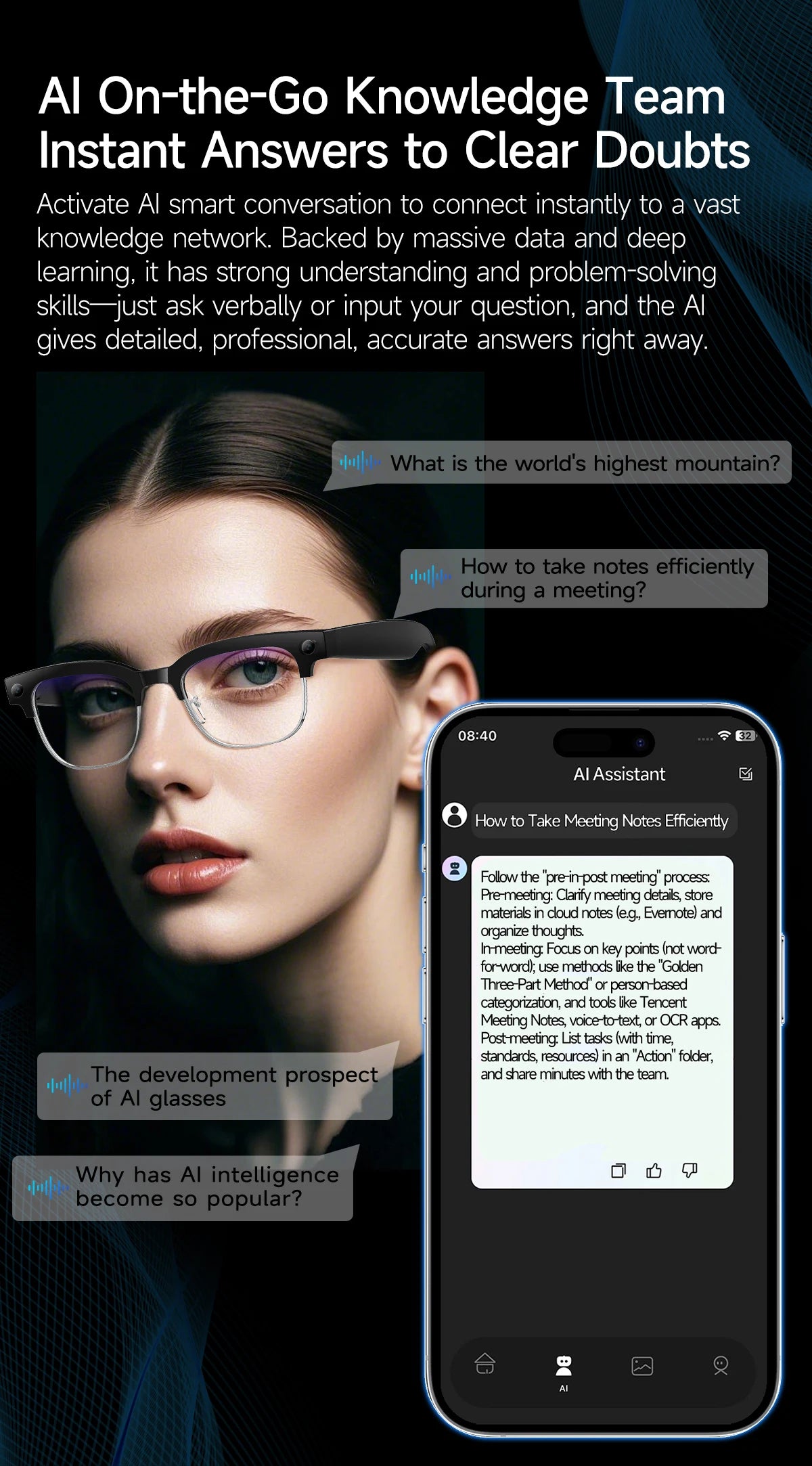 2026New 800W Pixel Camera Smart Glasses Men Video Recording AI Photo Recognition Bluetooth Call Voice Translation Sunglasses Man