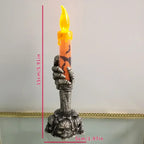 Halloween Skeleton Ghost Hands Led Candles Light