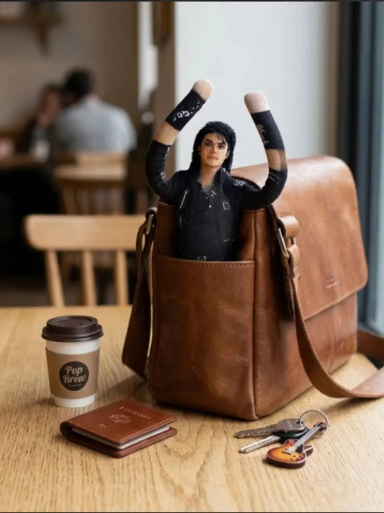 Michael Jackson Bendable Doll Flexible Wire Frame Poseable MJ Abstract Rat Jerky Doll King of Pop Collectible Fan Gift