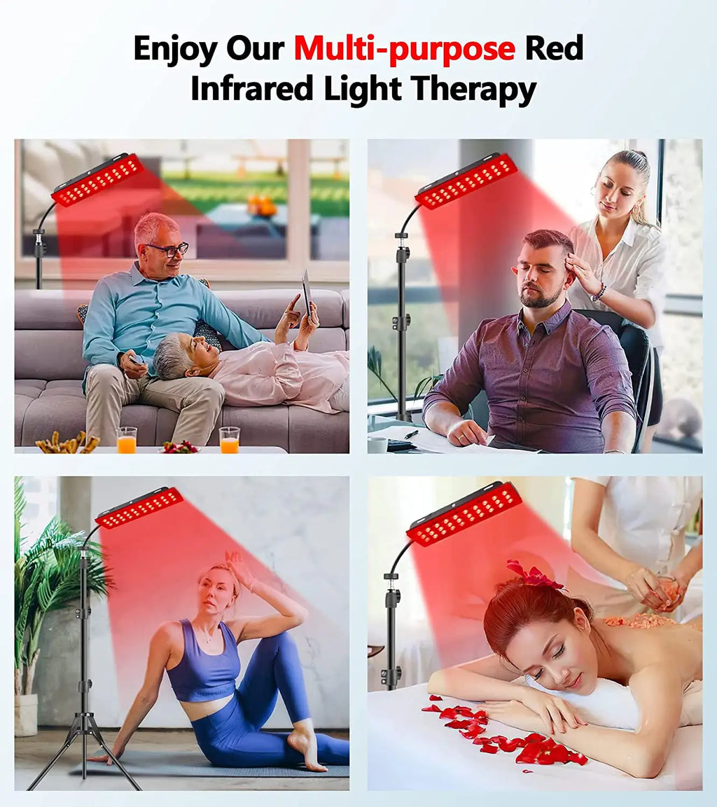 LED Red Light Healthcare Lamp For Full Body Face Near Infrared Light sauna for Joint Muscle Relieve Beauty Health Gadget