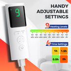 Washable Electric Heating Foot Pad Feet Warmer Household Soft Plush Thermal Heating Blanket Foot Warming Mat Home Office Bedroom