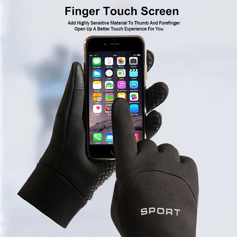 Winter Warm Gloves Touch Screen Windproof Cold-proof