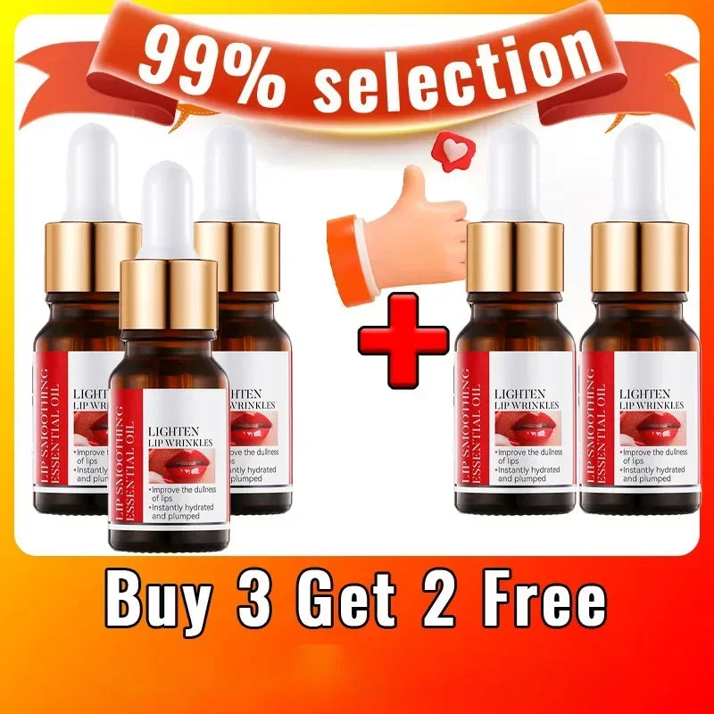 Lip Booster Plumping Serum Oil Hyaluronic Acid Moisturising  Stimulant Free Brightening Lightening Lines