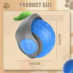Smart Cat Toys Ball Automatic Interactive Pets Electric Rolling Teaser USB Rechargeable Kitty Moving Bouncing Ball Birthday Gift