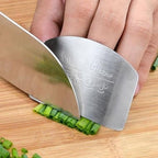Stainless Steel Finger Guard for Slicing & Chopping