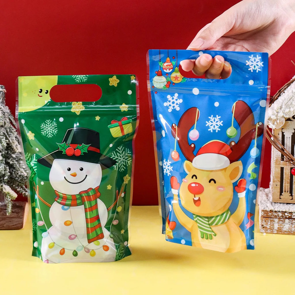 Resealable Christmas Gift Bags – 10 or 20 Pack