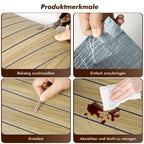 3D Wood Grain Wall Panels Self-Adhesive Foam Thickened Waterproof Wall Stickers