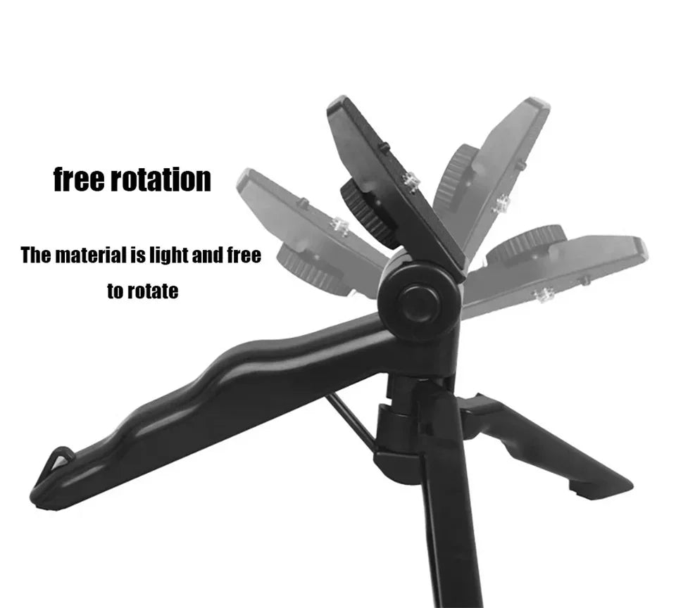 Smartphone Vlogging Kit With Tripod Phone Holder Mini Microphone LED light