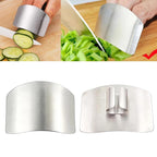 Stainless Steel Finger Guard for Slicing & Chopping