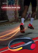 LED Luminous Shoe Clip Light Outdoor Running Cycling Bicycle RGB Novelty Lighting Safety Night Warn Lamp Glowing Zapato Ciclismo