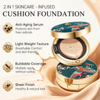 Catkin Phoenix Cushion Foundation Full Coverage, Sheer Satin Finish,  Light Beige