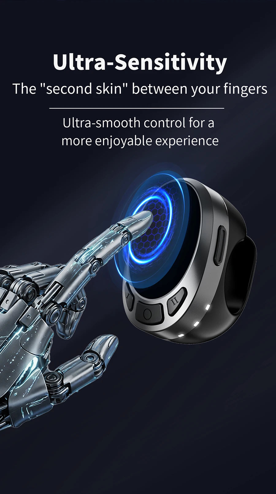 TikTok remote, scrolling ring, finger mouse, bluetooth page turner, , wireless video controller, ebook pag turner,
