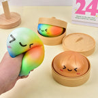 Rainbow Dumpling Squishy Fidget Toy
