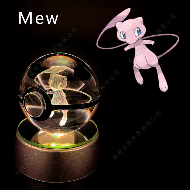 Pokémon 3D Crystal Ball Night Light