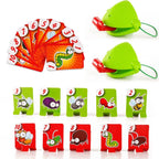 Frog Lizard Mask Wagging Tongue Lick Cards Board Games for Children Toys