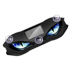 Solar Powered Car Neon Light Wireless Cool DEMON EYE Led Ambient Light Suction Cup USB Rechargeable Atmosphere Breathing Lamp