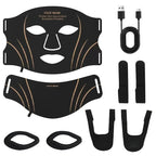 Flexible Silicone Face and Neck Mask 7 Colors High Energy Photon Masks Wireless LED Facial Mask Effortless Daily Skin Care