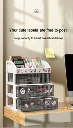 New 1Pc 5-layer Makeup Storage Box Debris Storage Box Drawer cabinet