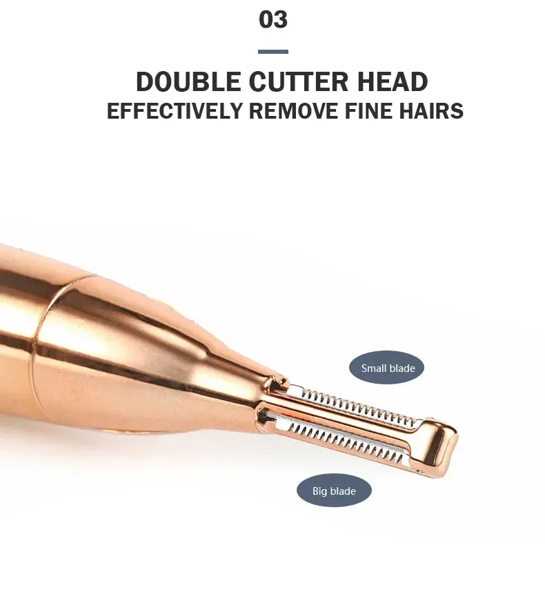 4-in-1 Rechargeable Women's Epilator & Facial Trimmer