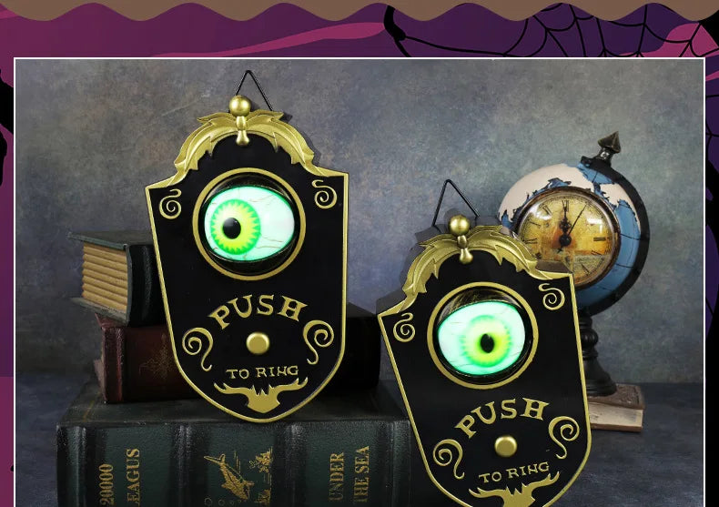 Halloween Decoration LED Hanging One-Eyed Doorbell