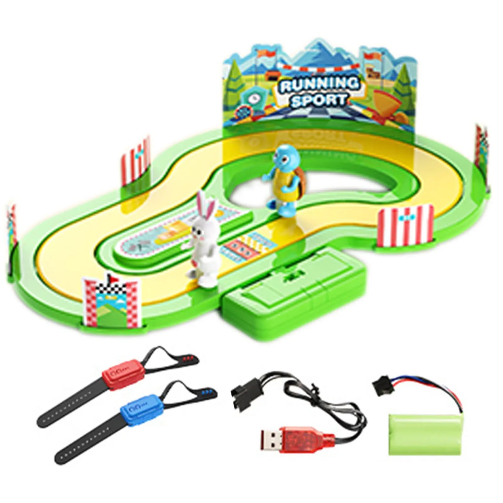 Wireless Motion Sensing Track Racing Game  Interactive Family Game