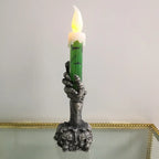 Halloween Skeleton Ghost Hands Led Candles Light