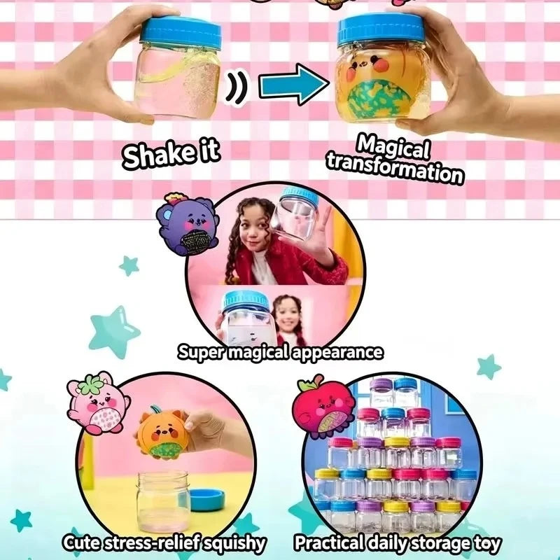 Magic Shaking Jar Jellykins Blind Box Water‑Activated Cute Soft