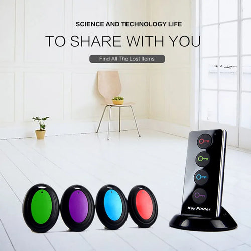 4-in-1 Wireless Key Finder & Anti-Loss Locator