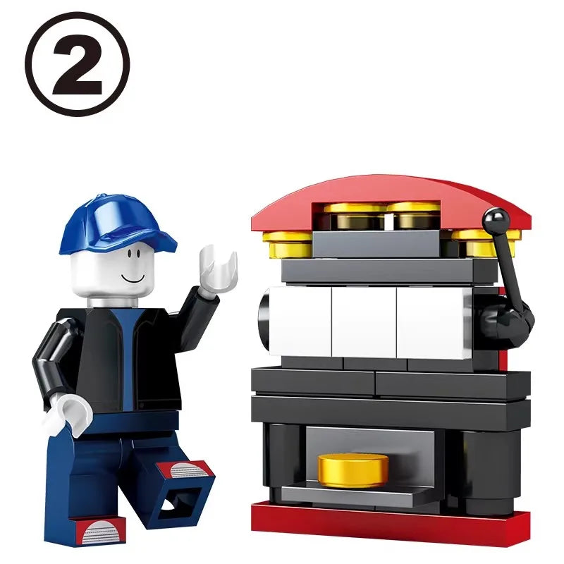 Roblox Model Toy 8 Styles Child Assembly Building Blocks Virtual World Games Figures Toy