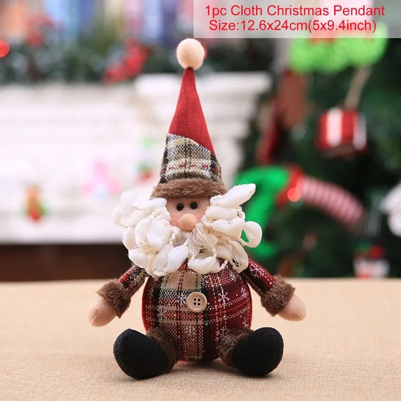 Telescopic Christmas Doll Decoration