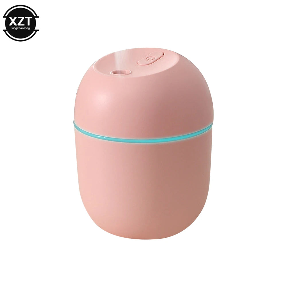 220ml USB Humidifier Atomizer Aroma mist Oil Diffuser Mute Air Humidifier with Night Lamp
