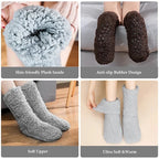 Thickened Winter Women Thermal Cashmere Socks Floor Socks Women's Carpet Home Plus Socks Velvet Sleep Socks Slippers Leg Cover