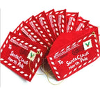 Santa Letter Felt Gift Envelopes – 10 Pack