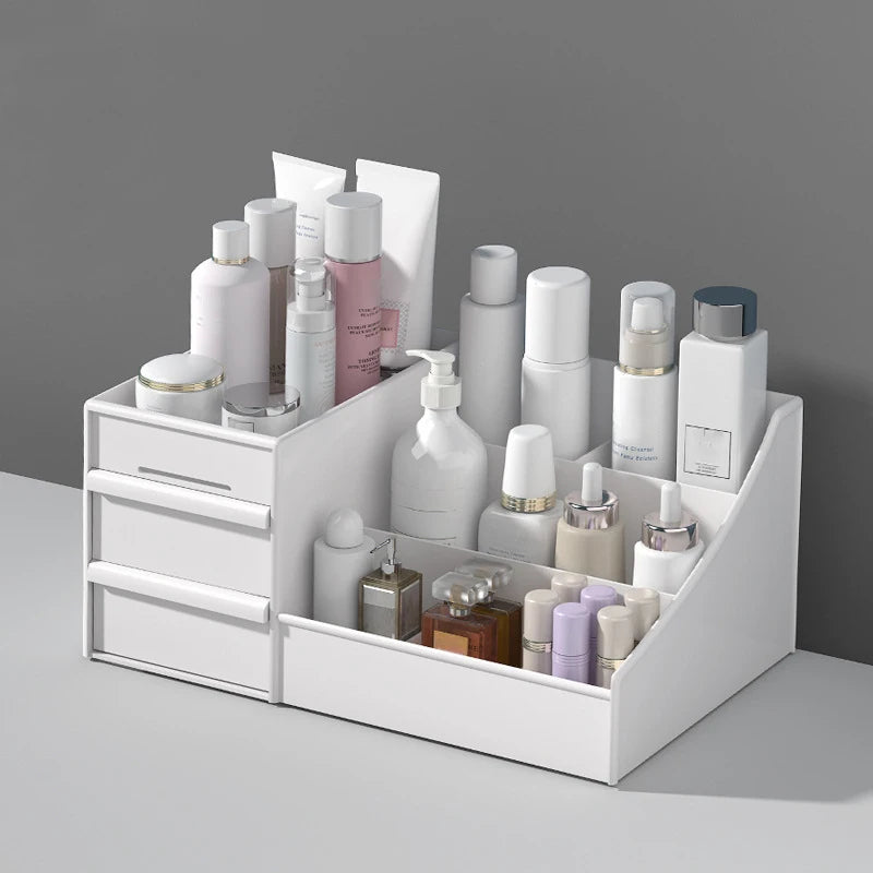 New Drawer Makeup Storage Box Dormitory Finishing Plastic Shelf