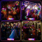 50/100Pcs Fluorescence Sticks Party Multicolor Glowing Stick Bright and  Bendy