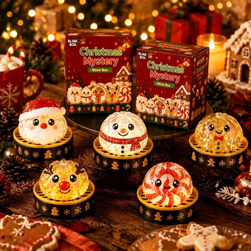 2027 Christmas Dumpling Squishy 8.5CM Snowman Elk Santa Claus