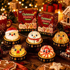 2027 Christmas Dumpling Squishy 8.5CM Snowman Elk Santa Claus