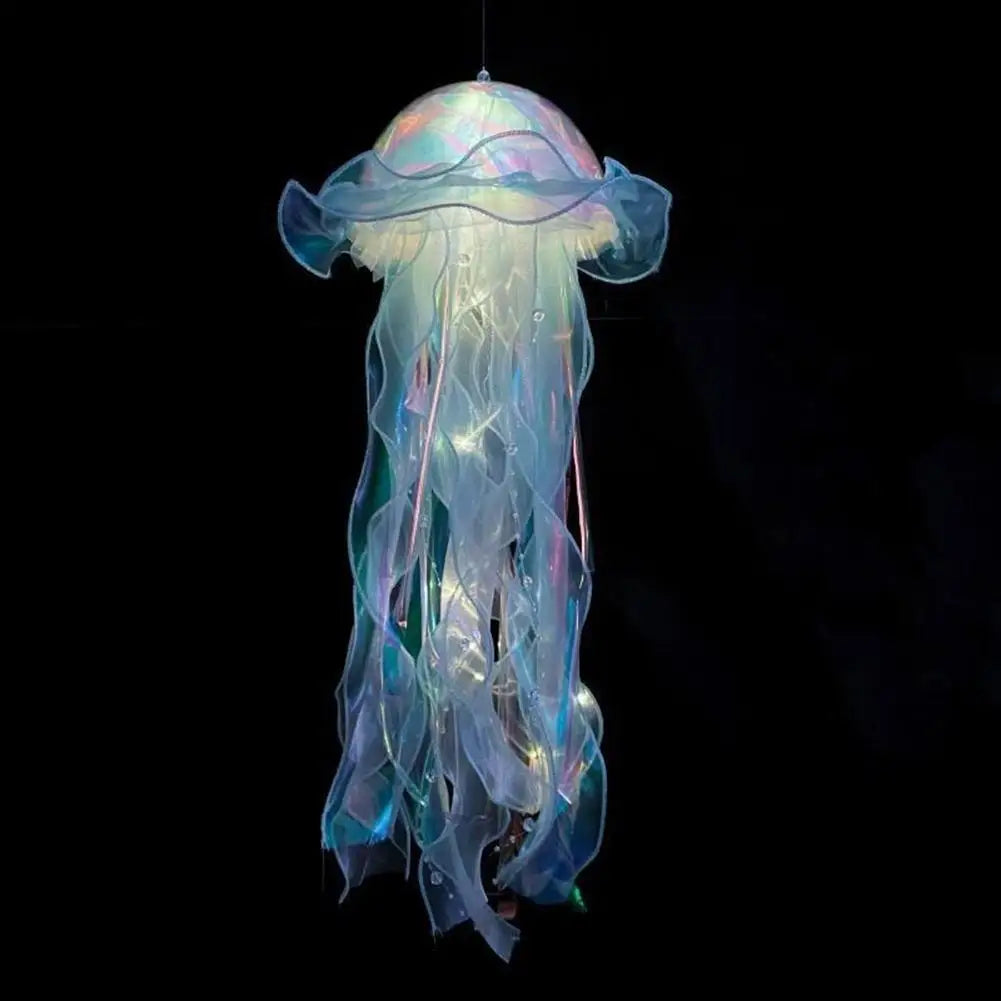 Jellyfish Colorful Nightlight Button Battery Hanging Ceiling Lantern