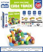 Electric Magnetic Track Set With Anti-Gravity Vehicles - 100+ Pieces For Kids Gift Toy