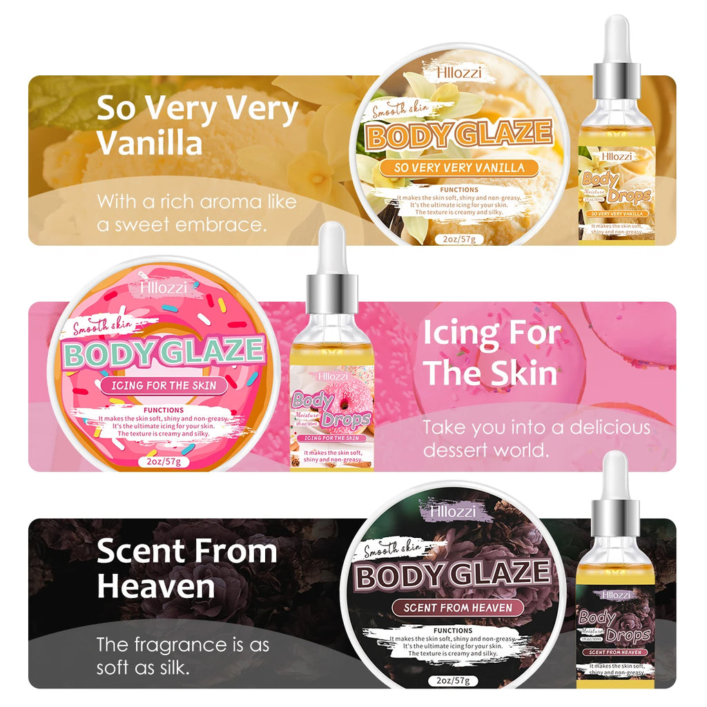 Hydrating Body Glaze & Body Oil Set