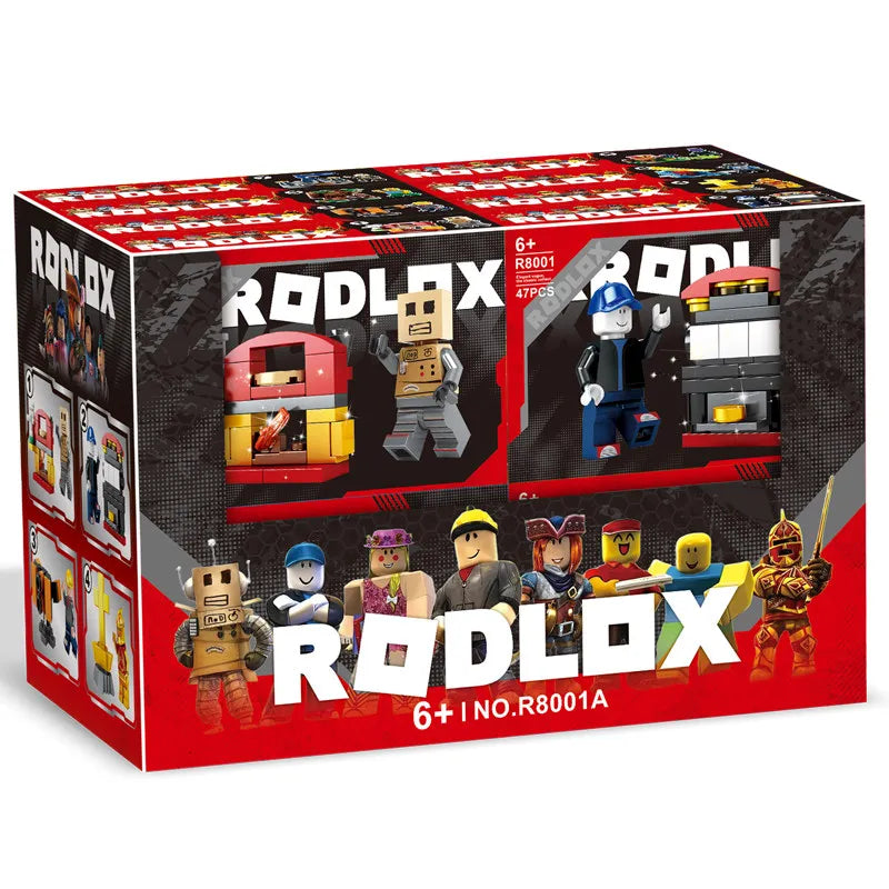 Roblox Model Toy 8 Styles Child Assembly Building Blocks Virtual World Games Figures Toy