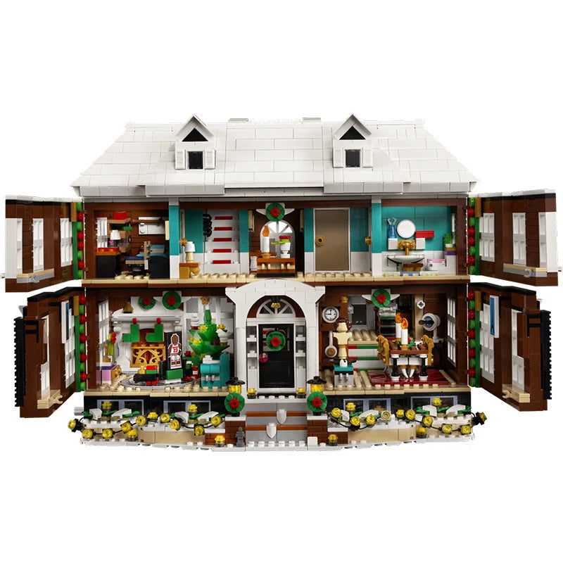2025 New 3955pcs creative home alone set model decoration Home decorations adult educational toys Christmas gifts