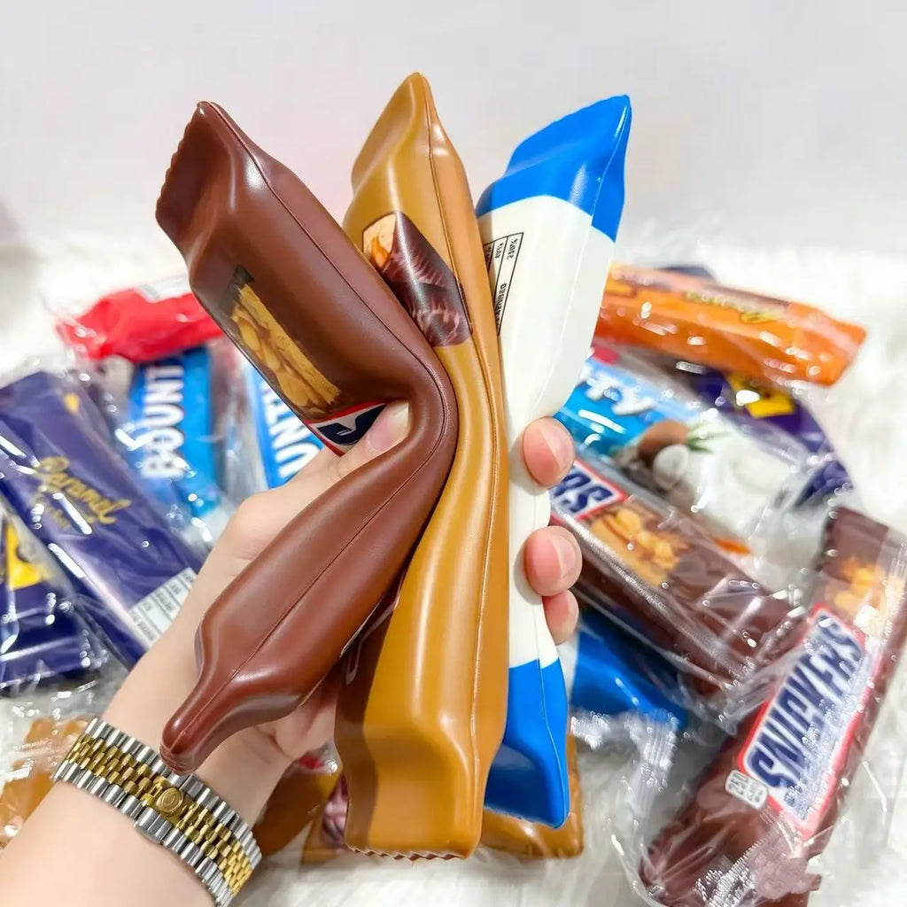 1/8PCS Simulation Chocolate Butter Sticks Squishy Toys Slow Rebound Squeeze Toys Stress Relief Sensory Toys Party Favors No Box