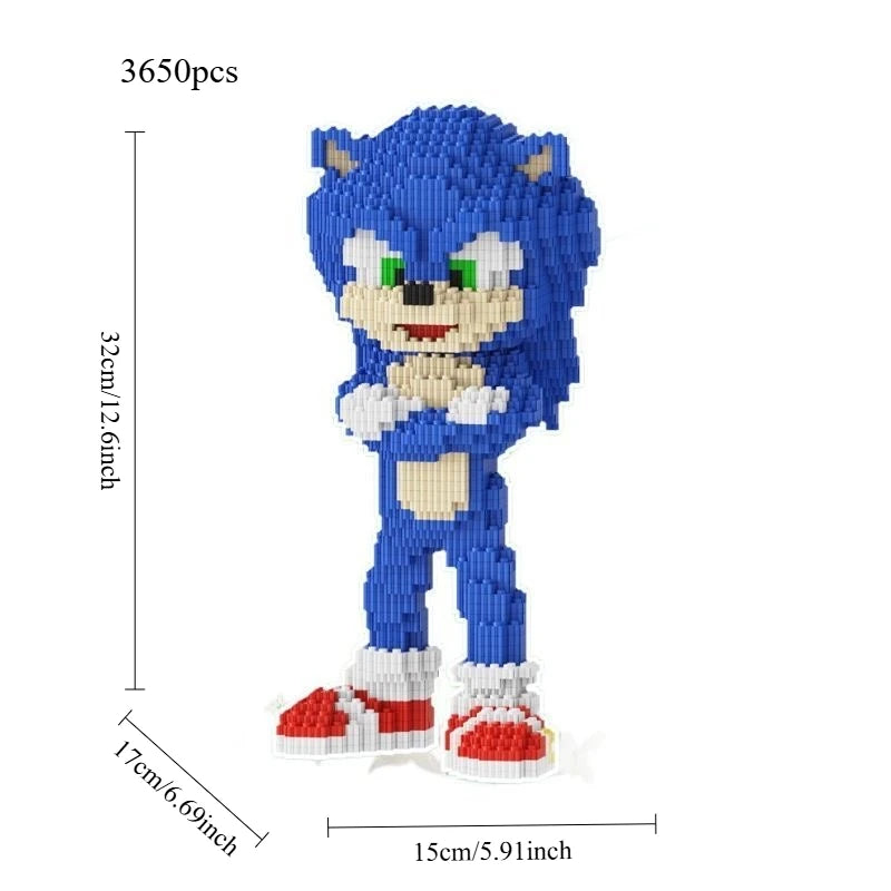 3650pcs SONIC Building Block Toy Model Children's Assembly Build