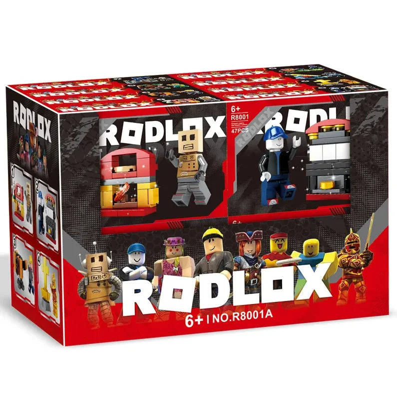 Roblox Building Block Figures — 8 Styles
