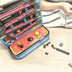 1300+PCS Pinball Machine Building Blocks Model DIY Assembly Tabletop Game Construction Kit Collectible Display Toys for Adults